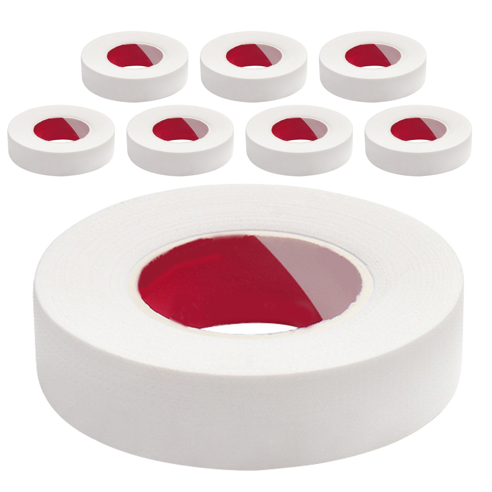 Grafting Tape - เทปต่อขนตา 8 ม้วน สีขาว กาวเหนียวแน่น เทปต่อขนตาแบบลอกง่าย