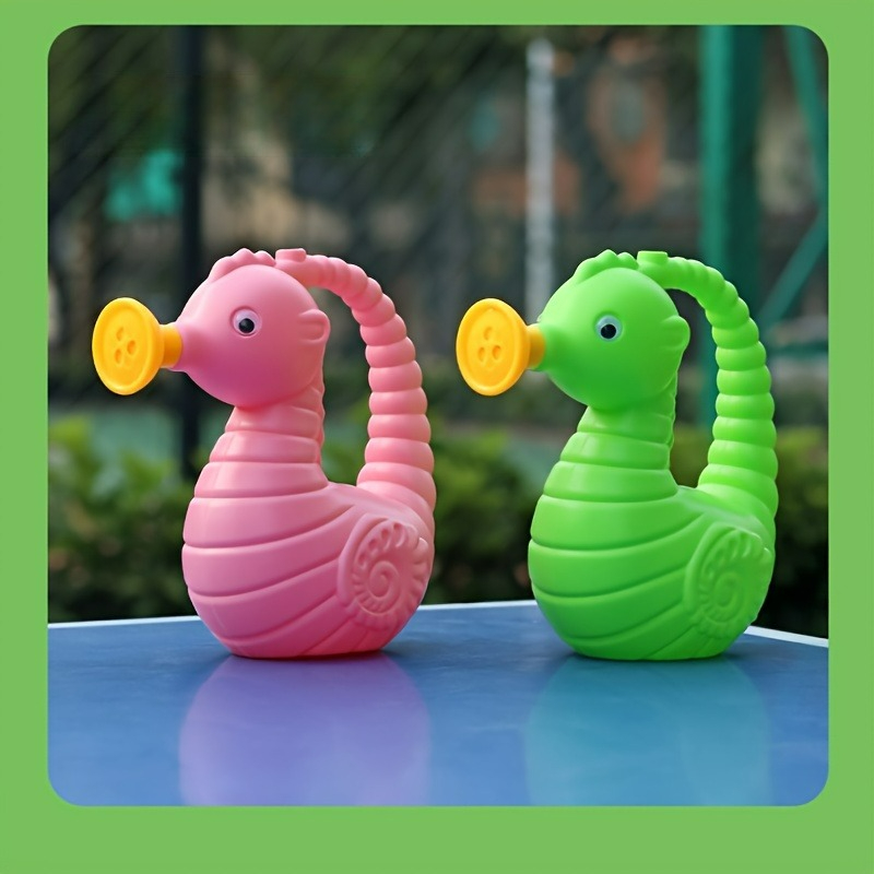 Gardening Tools Girls - บัวรดน้ำสำหรับเด็ก ของเล่นรดน้ำสวนดอกไม้ ชายหาด ทราย รูปการ์ตูนม้าน้ำ อุปกรณ์ทำสวนสำหรับเด็กชาย
