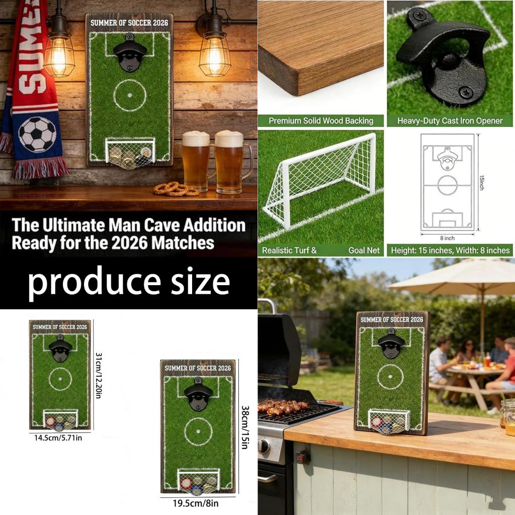 Gardening Tools Description - ความบันเทิงฟุตบอลที่เปิดขวดเบียร์พร้อม Build In CAP คอนเทนเนอร์สำหรับ Home