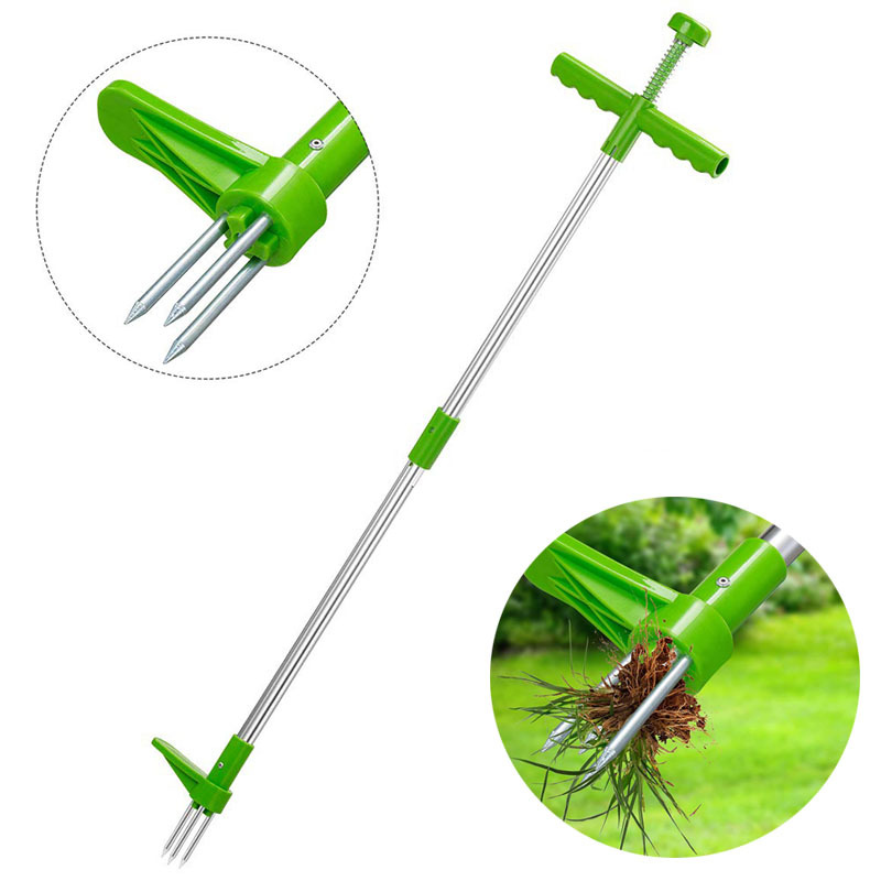 Weed Puller - แบบพกพายาวกําจัดวัชพืชแบบพกพาสวนสนามหญ้า Weeder ลานกลางแจ้งหญ้าราก PULLER เครื่องมือ Garden