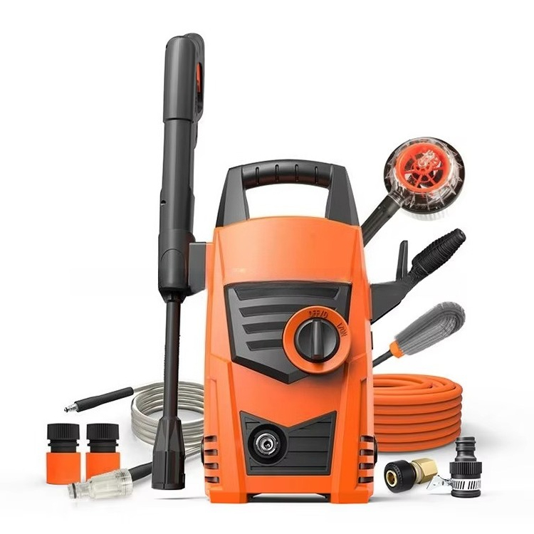 Gardening Tools Good Quality - หัวฉีดพ่นน้ำคุณภาพดี ปรับได้ 1200W เครื่องฉีดน้ำแรงดันสูง อุปกรณ์ทำความสะอาดสวน สำหรับล้างรถ
