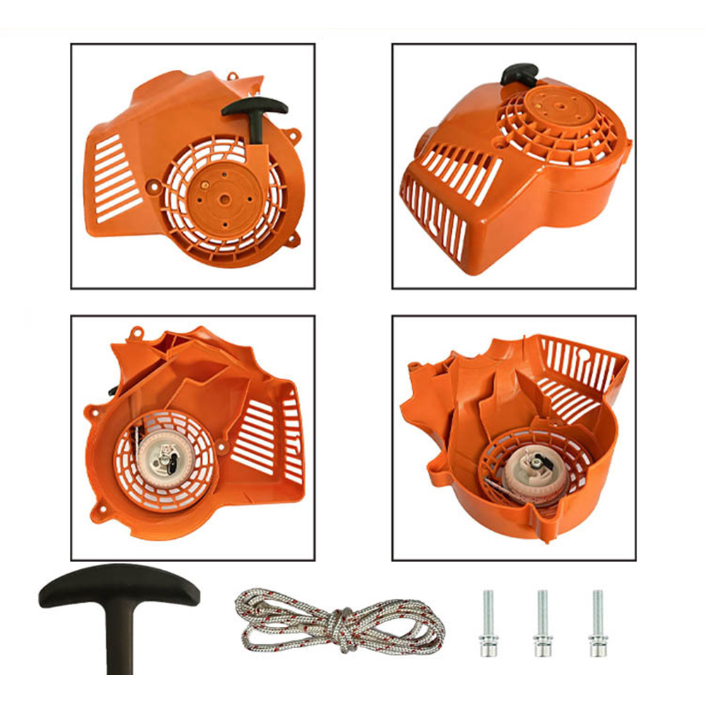 Gardening Tools With Picture - ชุดซ่อมสตาร์ทแบบดึงกลับสำหรับเครื่องตัดหญ้า รุ่น OEM ออกแบบอย่างแม่นยำ สำหรับการบำรุงรักษาสวนตามภาพประกอบ