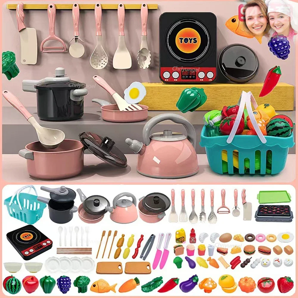 Gardening Tools Girls - เด็กชุดของเล่น 92/69/59 PCS เล่นอุปกรณ์ครัวชุดเล่นหม้อแกล้งทําเป็นอาหารของเล่นทําอาหารเด็กวัยหัดเดินเด็กของขวัญ