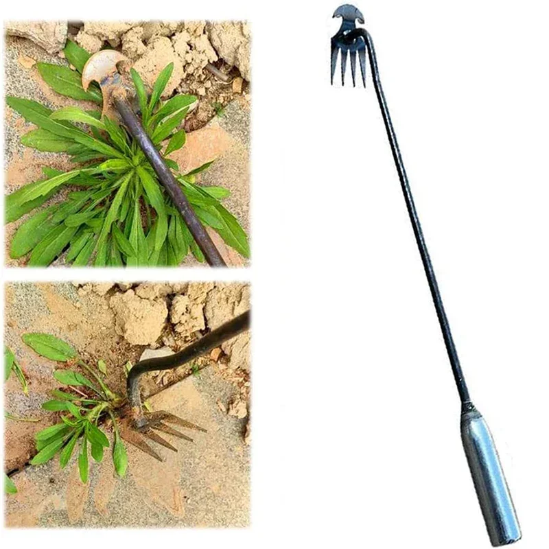 Weed Puller - เครื่องกำจัดวัชพืชในสวน, เครื่องกำจัดวัชพืชแบบมือถือ, เครื่องกำจัดวัชพืชในสวนทำจากเหล็กแมงกานีส, เครื่องถอนรากวัชพืชแบบมือถือ, เครื่องกำจัดวัชพืชแบบดึงด้วยมือ