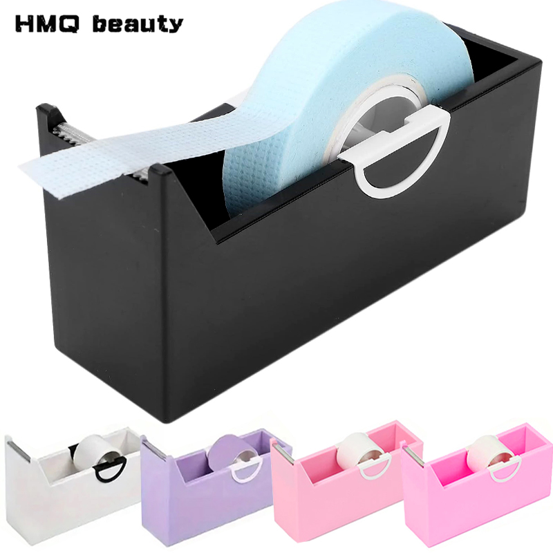 Grafting Tape - Eyelash EXTENSION ผู้ถือเทปฐาน Professional เครื่องตัดเทปกาว Grafting