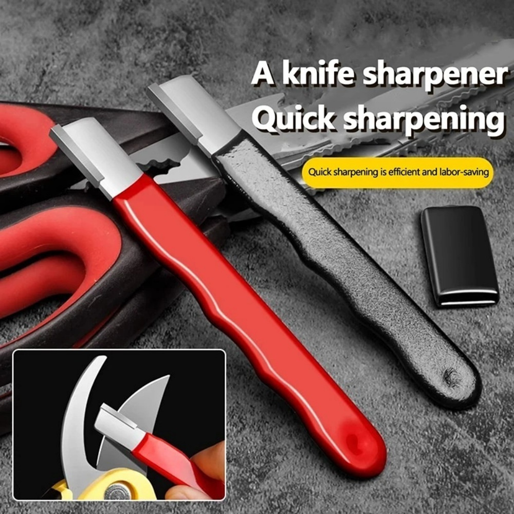 Gardening Tools Wholesale - เครื่องลับมีดโลหะแบบมืออาชีพ เครื่องลับกรรไกรแบบมือถือ หินลับสำหรับใบมีดทุกชนิด มีดครัว กรรไกร และกรรไกรตัดกิ่ง