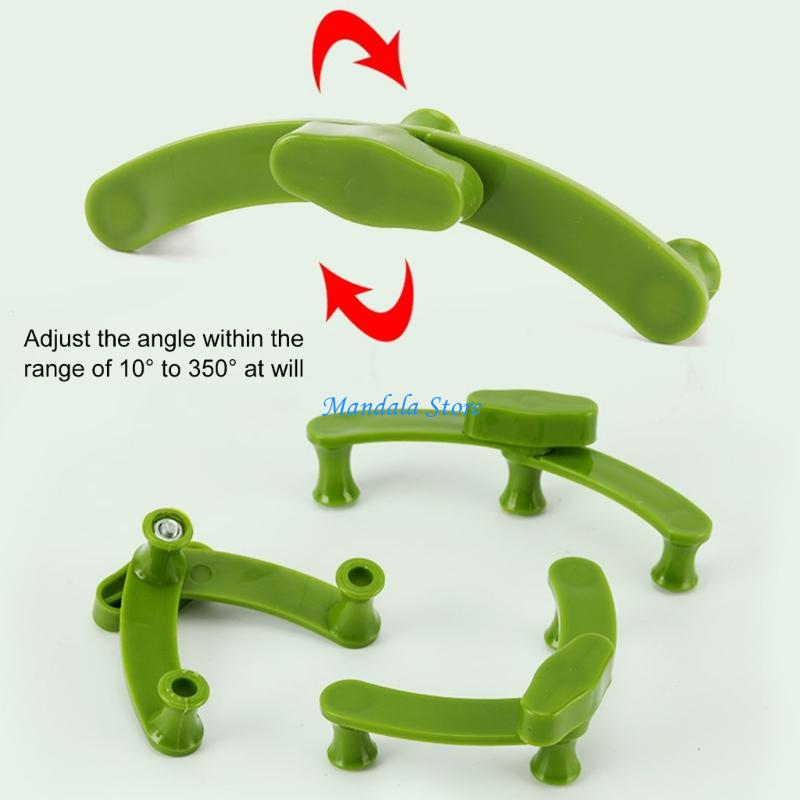 Gardening Tools Description - U2JC คลิปสนับสนุนโรงงานพลาสติกที่ทนทานปรับได้เหมาะสำหรับผลไม้ต้นไม้บอนไซการฝึกอบรมติดตั้งง่ายไม่ต้องใช้เครื่องมือ