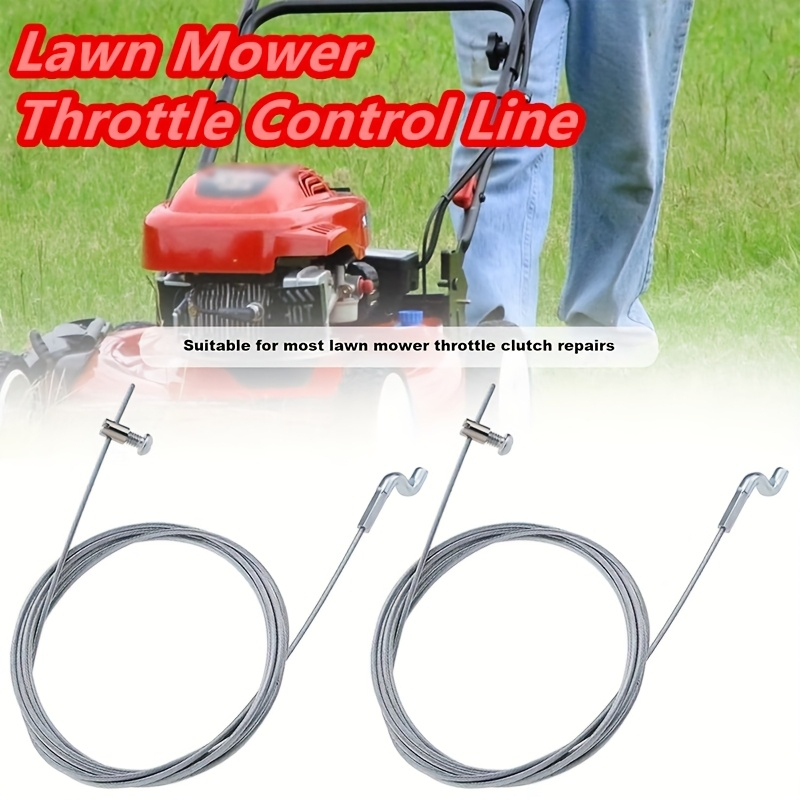 Gardening Tools Basic - สายคันเร่งเครื่องตัดหญ้า ตัวยึดแบบ Z สายเบรกเครื่องยนต์ สายคันเร่งแบบขับเคลื่อนล้อ สายคันเร่งเครื่องตัดหญ้า