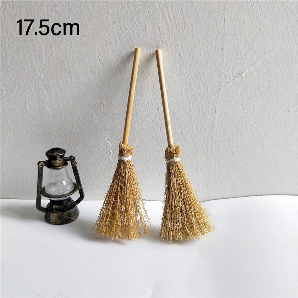Gardening Tools Usa - ไม้กวาดจิ๋ว 5 ชิ้น/ถุง สำหรับตกแต่งฉากครัว สวน ของตกแต่งบ้านตุ๊กตา