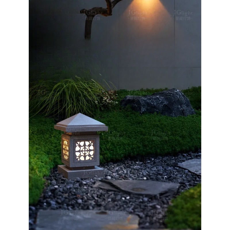 โคมไฟหินจีนกลางแจ้งพลังงานแสงอ - Gardening Hand Tools B&Q บทวิจารณ์และราคา