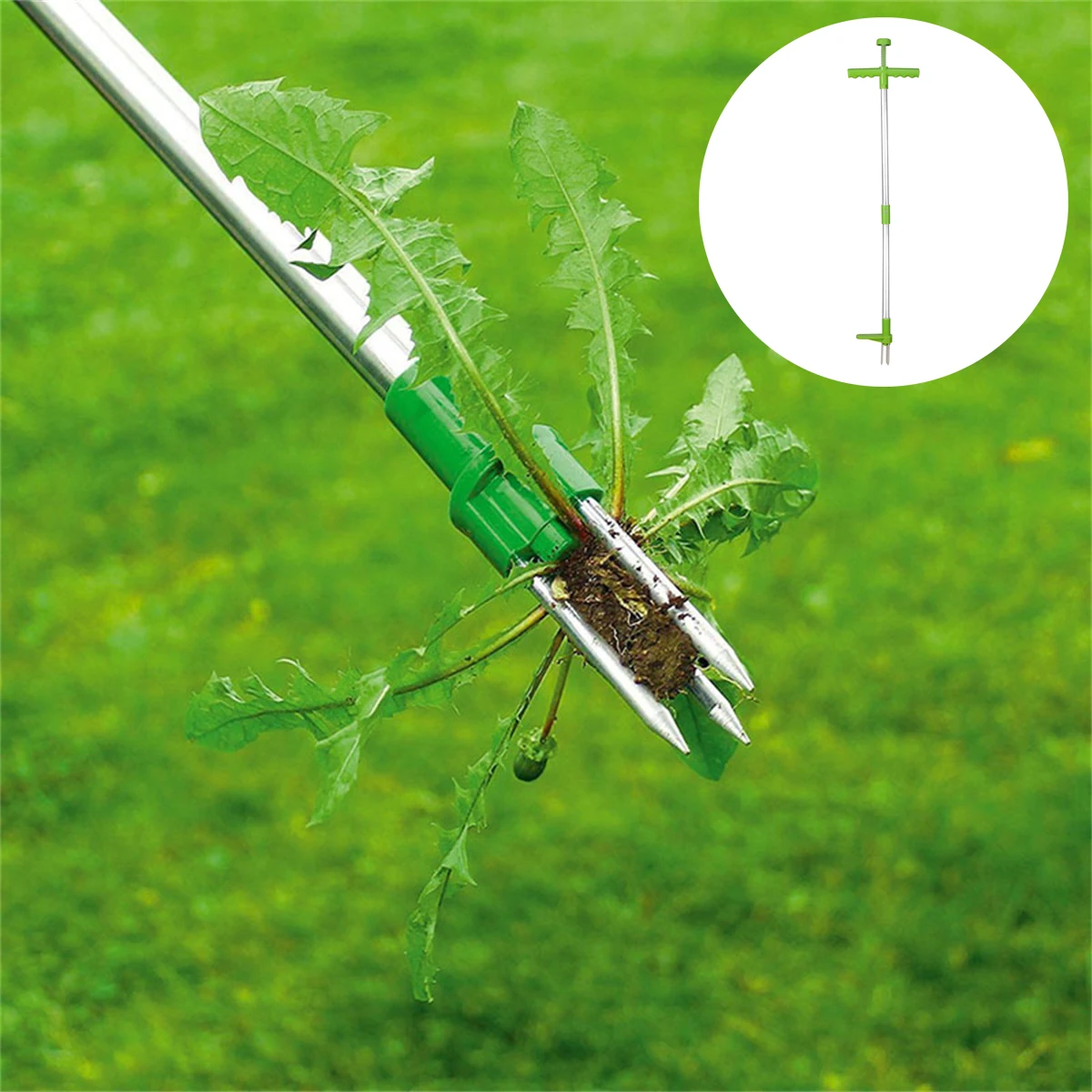 ยาวกําจัดวัชพืชแบบพกพาสวนสนามห - Weed Puller บทวิจารณ์และราคา