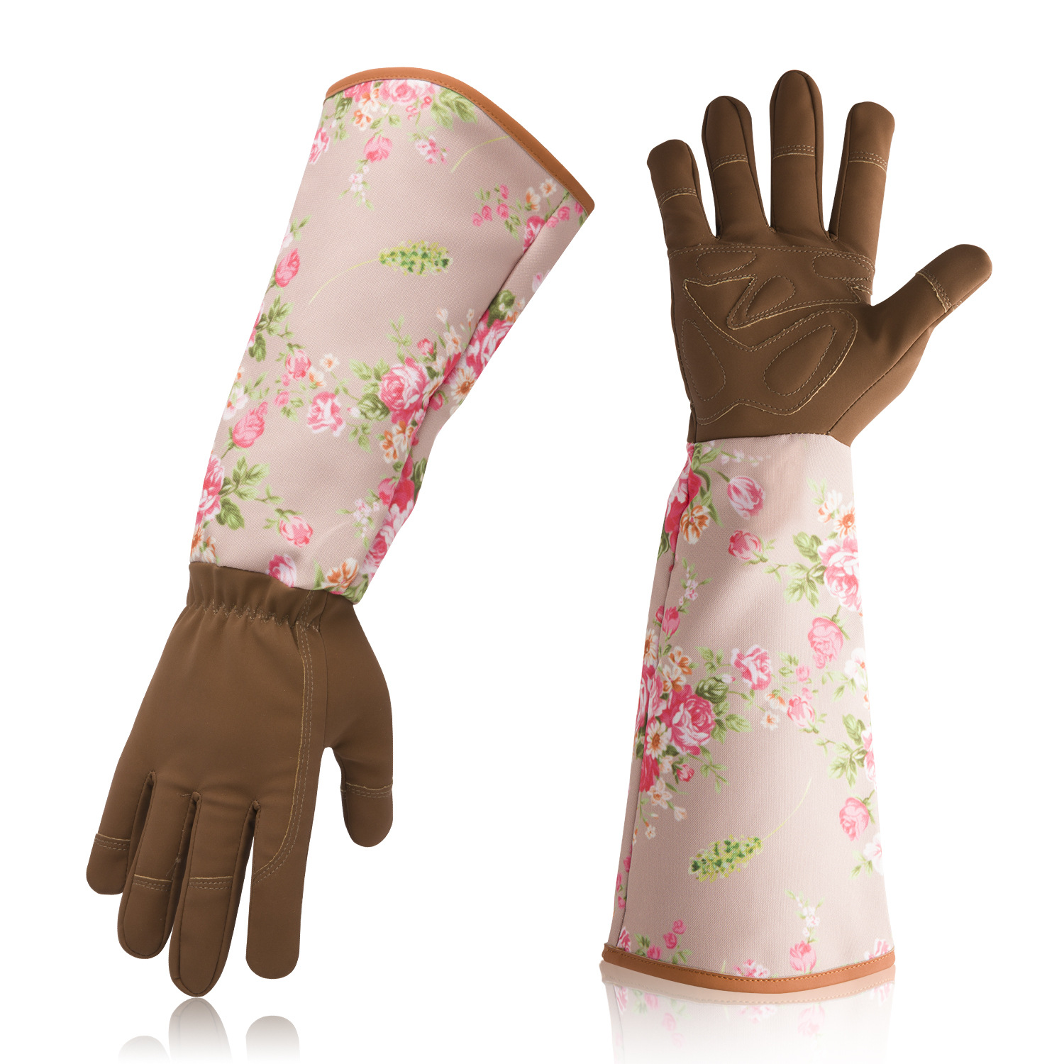 ถุงมือทำสวนสำหรับผู้หญิง แขนยา - Garden Gloves Thorn Proof บทวิจารณ์และราคา