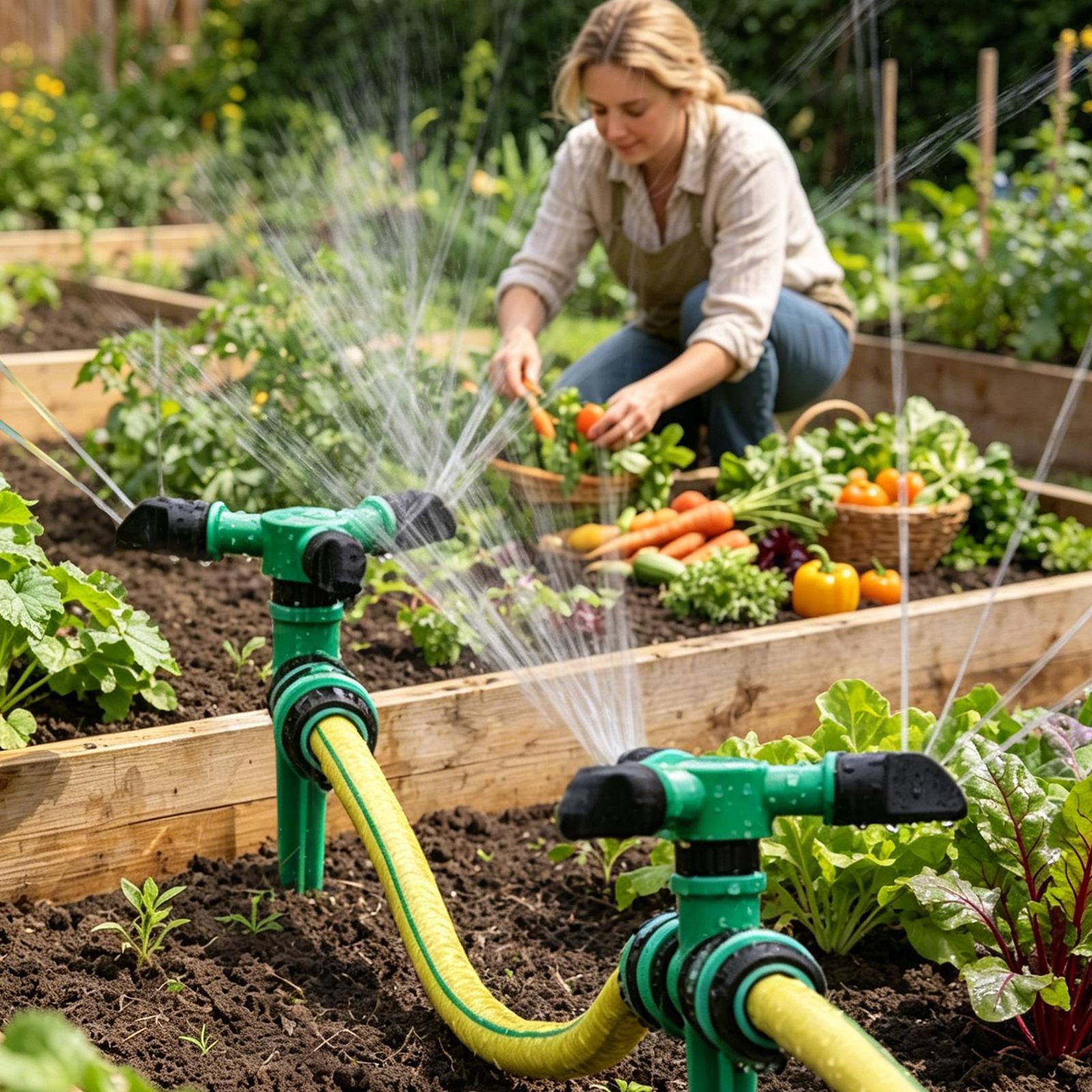 สปริงเกอร์น้ำหมุนอัตโนมัติสำหร - Gardening Tools For Women บทวิจารณ์และราคา