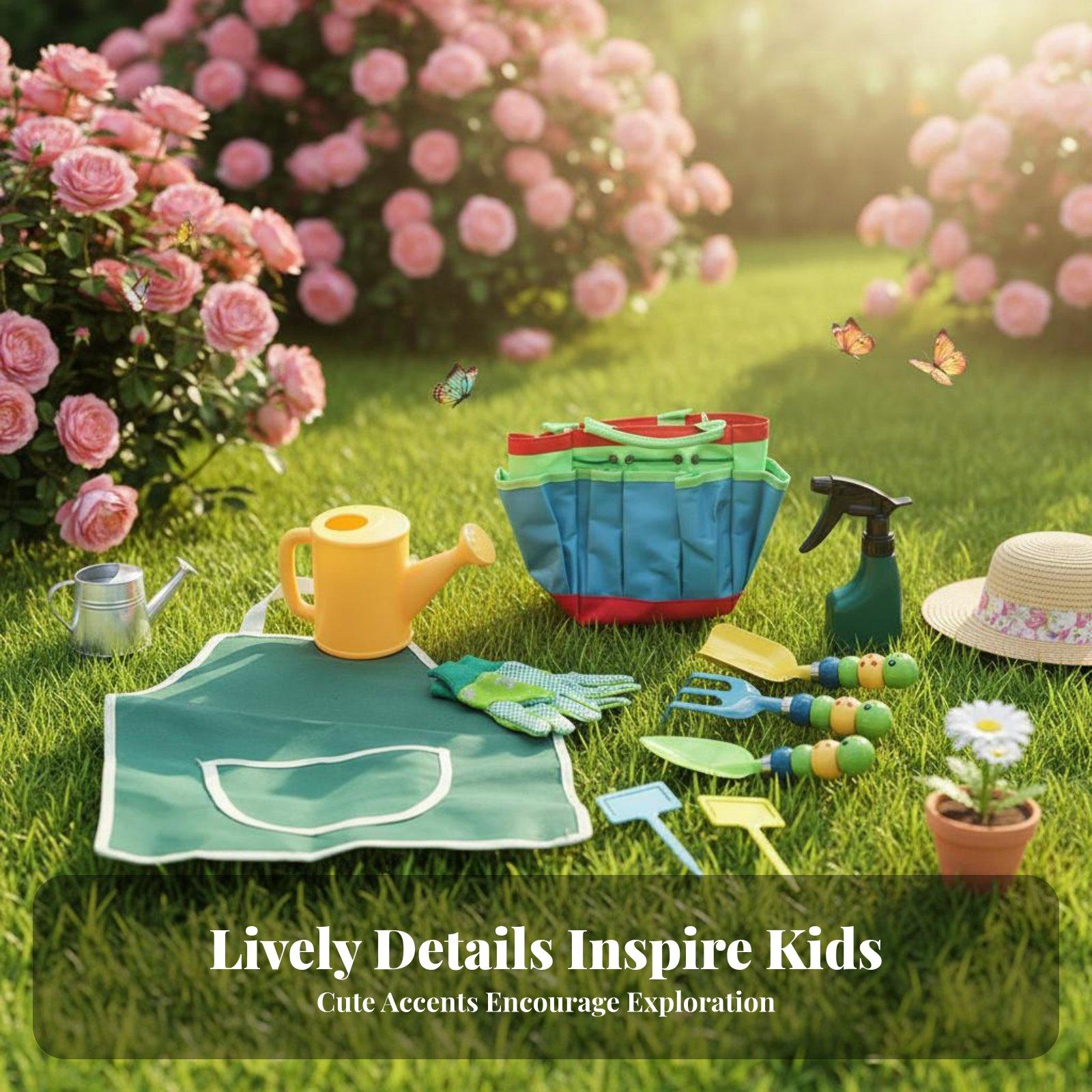 ชุดเครื่องมือทำสวนสำหรับเด็ก 1 - Gardening Tools Girls บทวิจารณ์และราคา