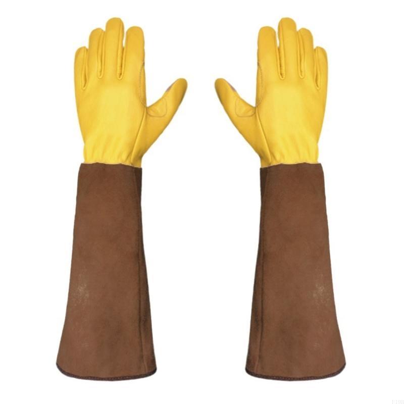 ถุงมือหนังตัดแต่งดอกกุหลาบ F19 - Garden Gloves Thorn Proof บทวิจารณ์และราคา