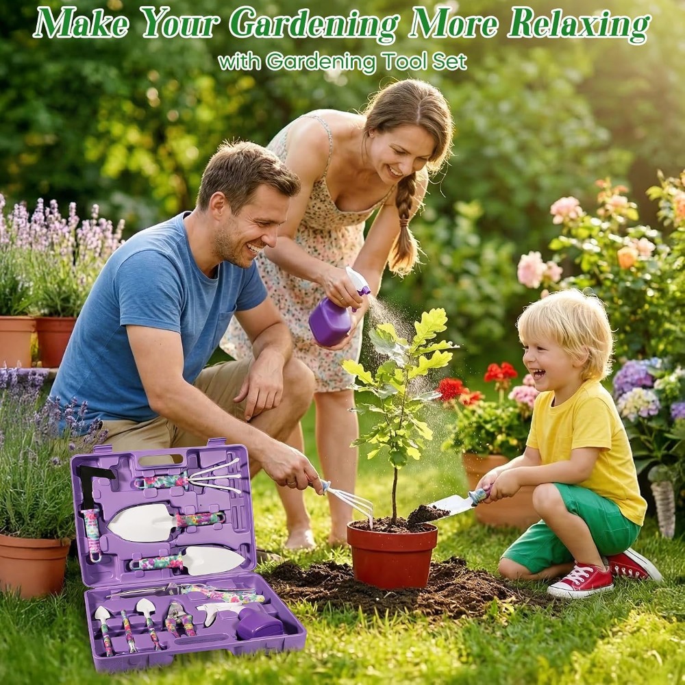 ชุดเครื่องมือทำสวน 10 ชิ้นพร้อ - Gardening Tools For Women บทวิจารณ์และราคา