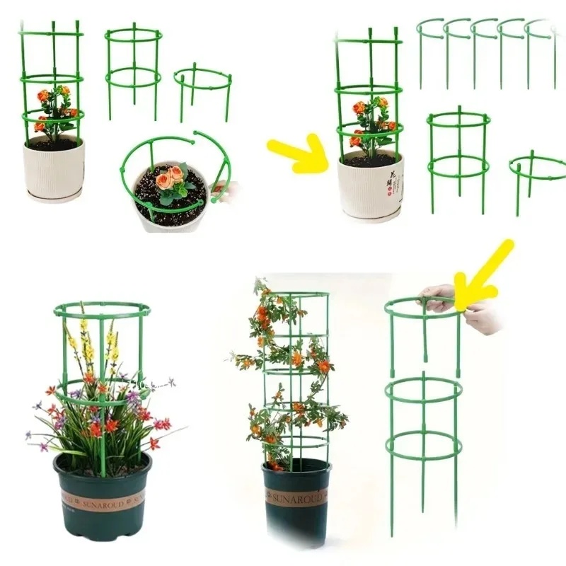 เสาค้ำต้นไม้ รูปทรงครึ่งวงกลม  - Gardening Tools For Vines บทวิจารณ์และราคา