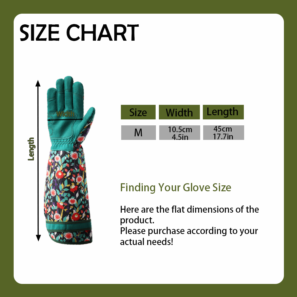 ถุงมือทำสวนป้องกันหนาม ปลอกแขน - Garden Gloves Thorn Proof บทวิจารณ์และราคา