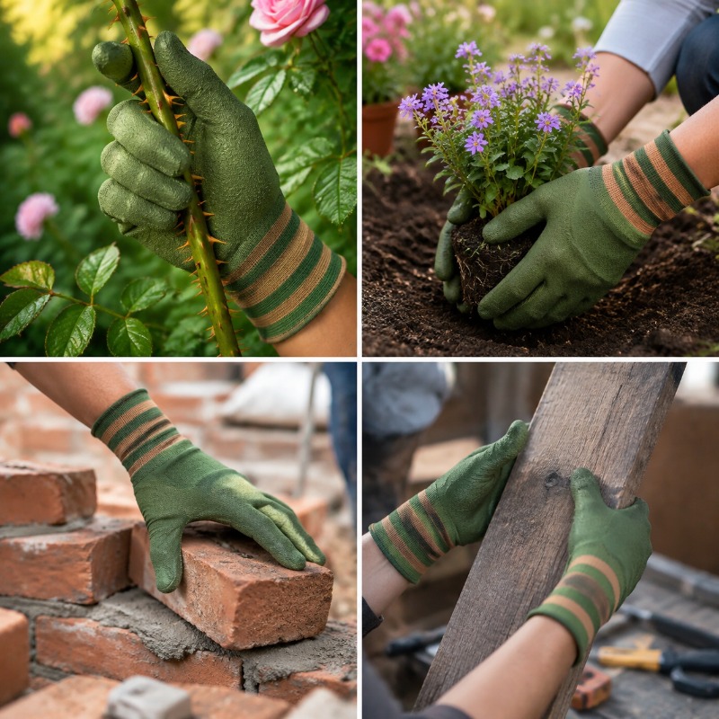 ถุงมือทำสวนอเนกประสงค์ ป้องกัน - Garden Gloves Thorn Proof บทวิจารณ์และราคา