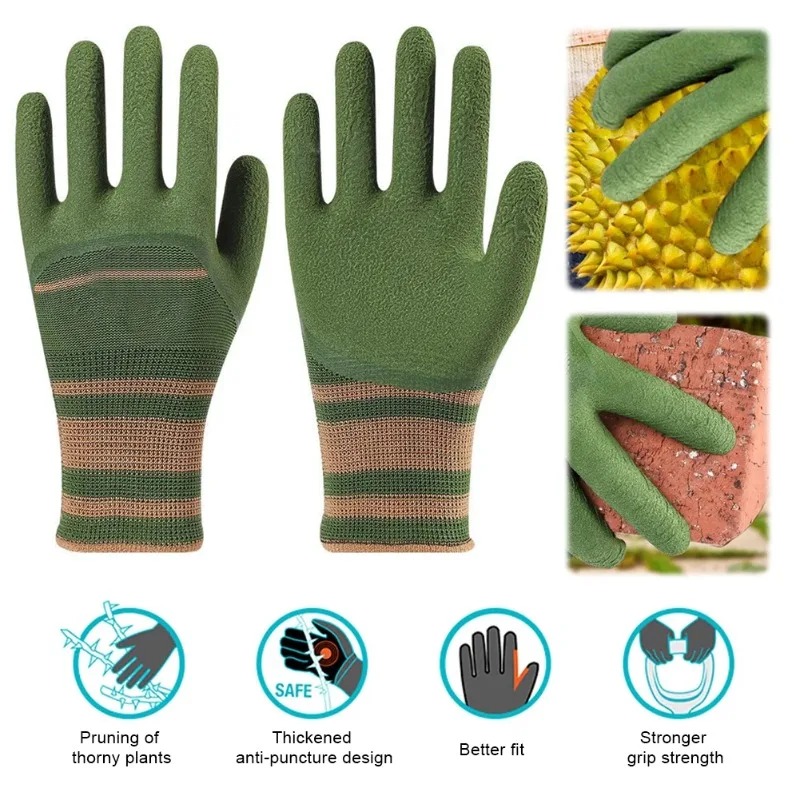ถุงมือทำสวนอเนกประสงค์ ป้องกัน - Garden Gloves Thorn Proof บทวิจารณ์และราคา
