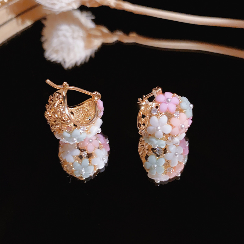 แฟชั่นZirconเพิร์ลดอกไม้ตะกร้า - Gardening Tools Girls บทวิจารณ์และราคา