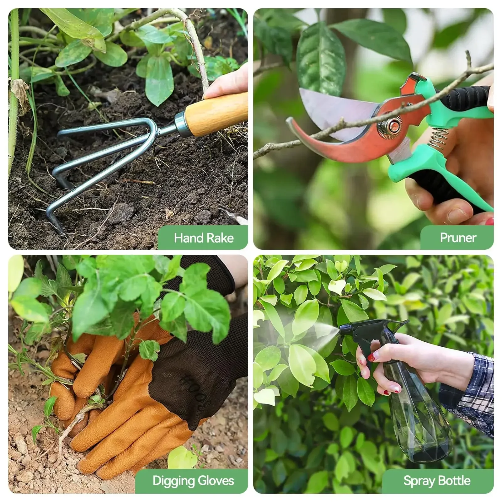 เครื่องมือทําสวน 9 ชิ้น Heavy  - Gardening Tools For Women บทวิจารณ์และราคา