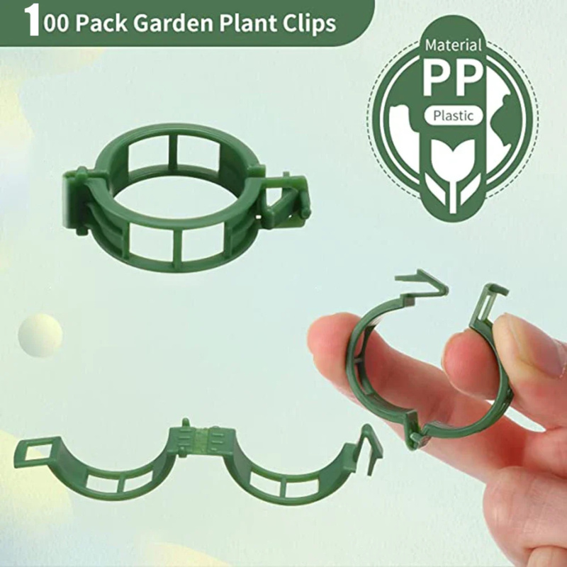 100 PCS/พืชสนับสนุนคลิปผูกพลาส - Gardening Tools Usa บทวิจารณ์และราคา