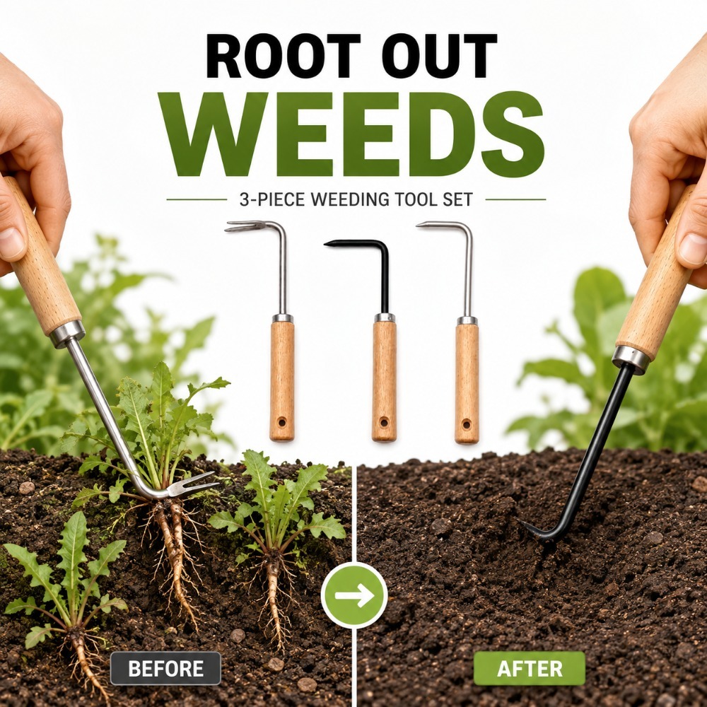 เครื่องมือดึงรากและกำจัดวัชพืช - Weed Puller บทวิจารณ์และราคา