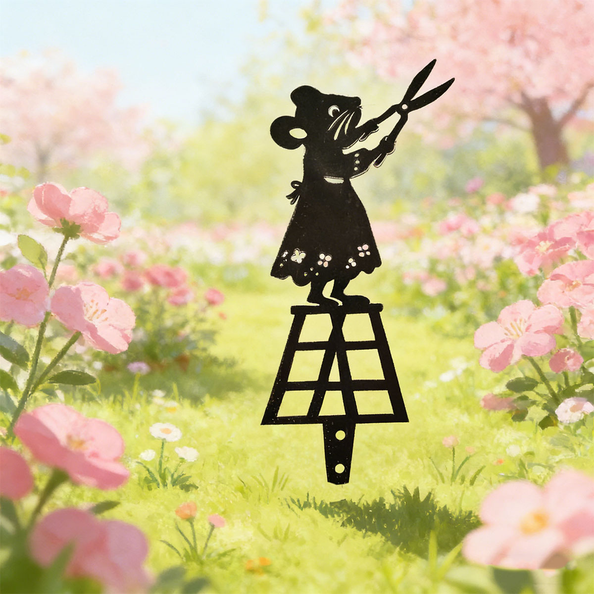 เสาโลหะลายเส้นสีดำสำหรับตกแต่ง - Gardening Tools Wholesale บทวิจารณ์และราคา