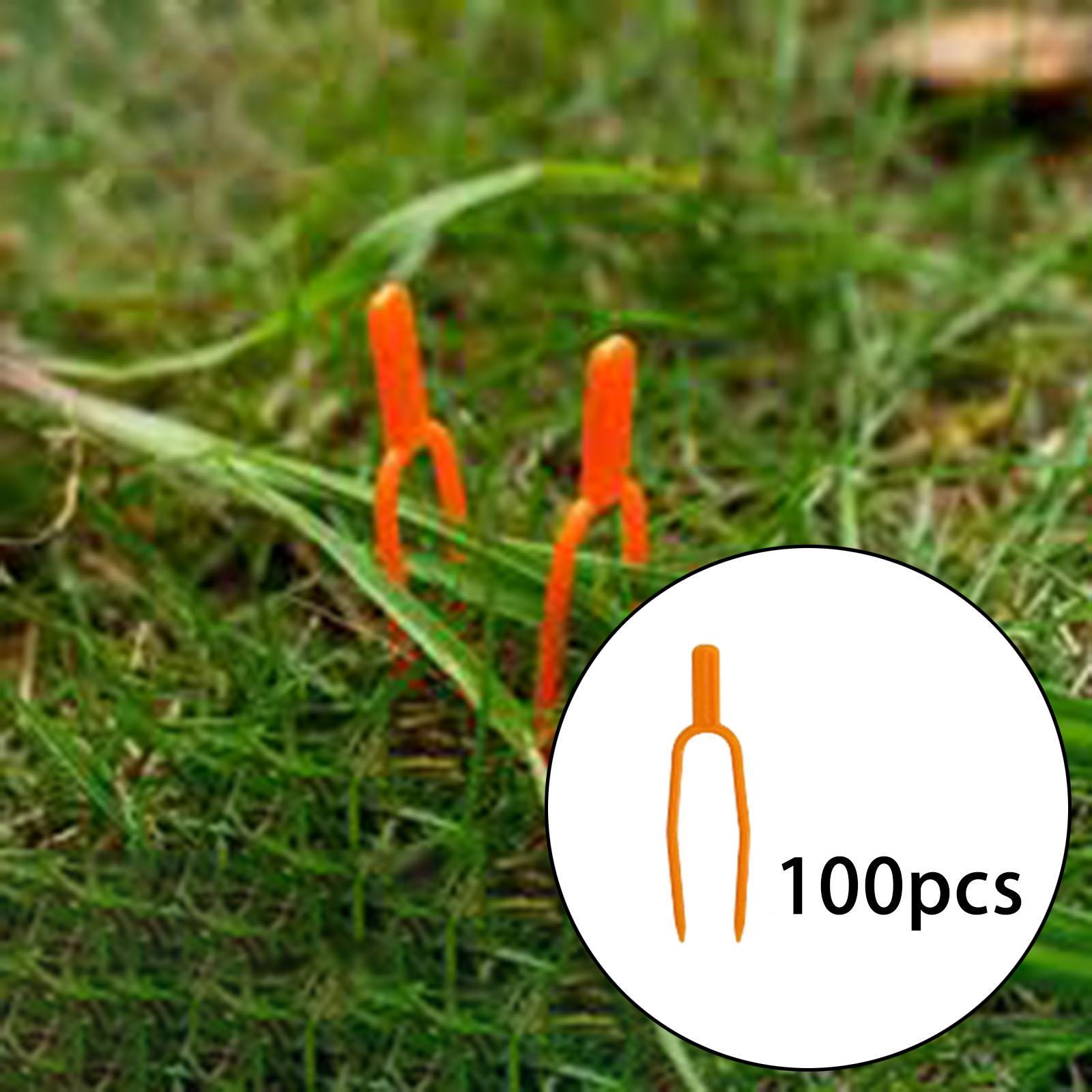 คลิปยึดก้านต้นไม้ พลาสติกสีส้ม - Gardening Tools For Vines บทวิจารณ์และราคา