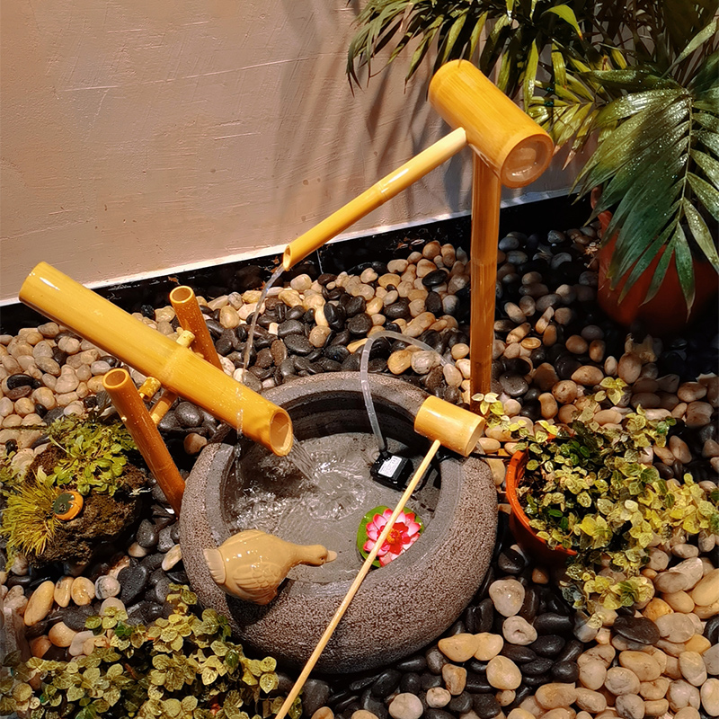 อ่างหินจิงลู่ไม้ไผ่ญี่ปุ่น น้ำ - Gardening Hand Tools Japanese บทวิจารณ์และราคา