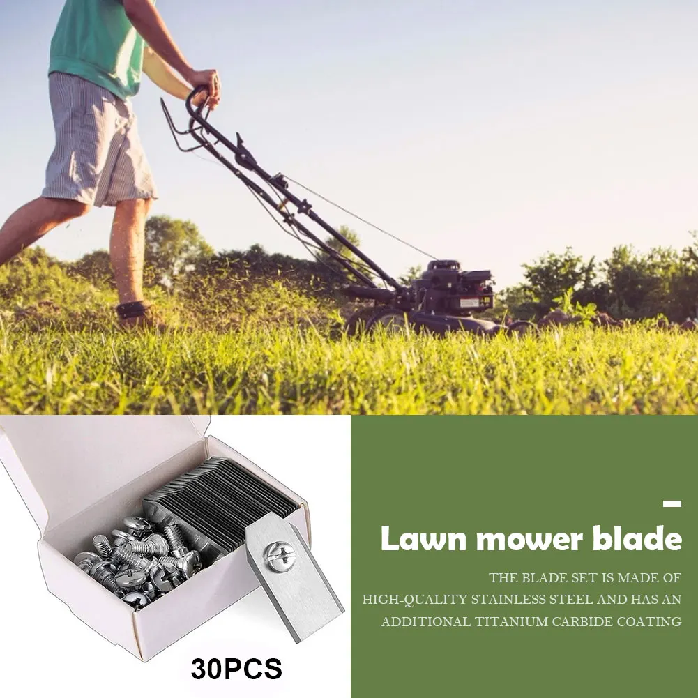 30PCS ชุดใบมีดตัดหญ้าสแตนเลสสต - Gardening Tools Basic บทวิจารณ์และราคา