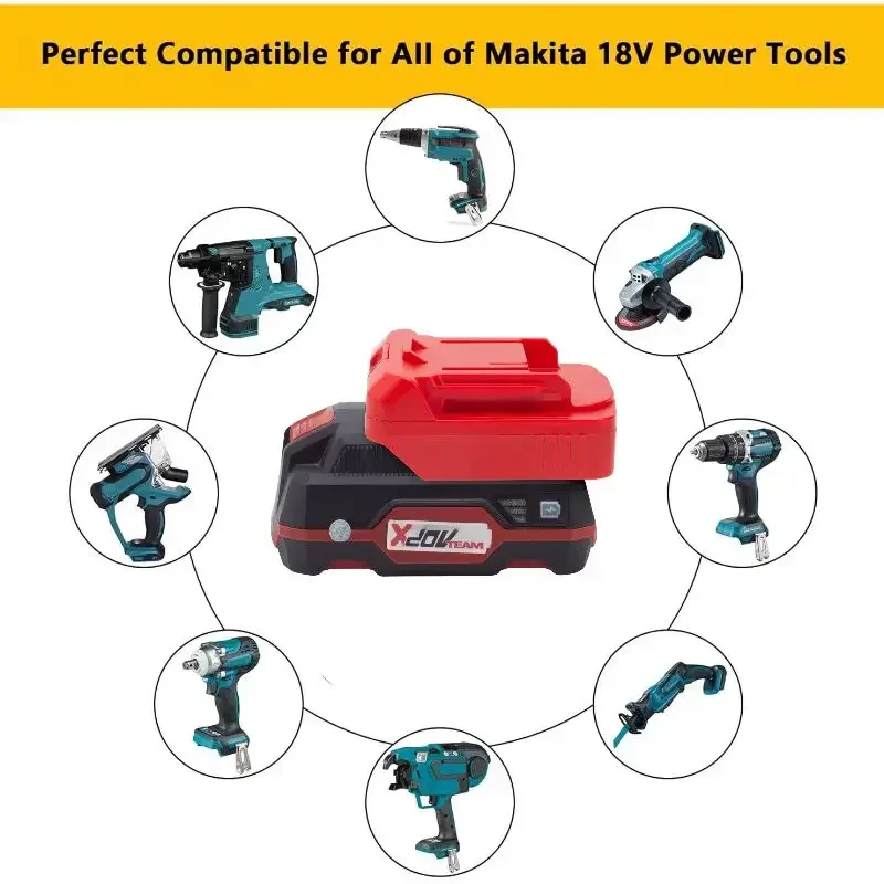 อะแดปเตอร์แบตเตอรี่สำหรับ Maki - Gardening Tools Lidl บทวิจารณ์และราคา